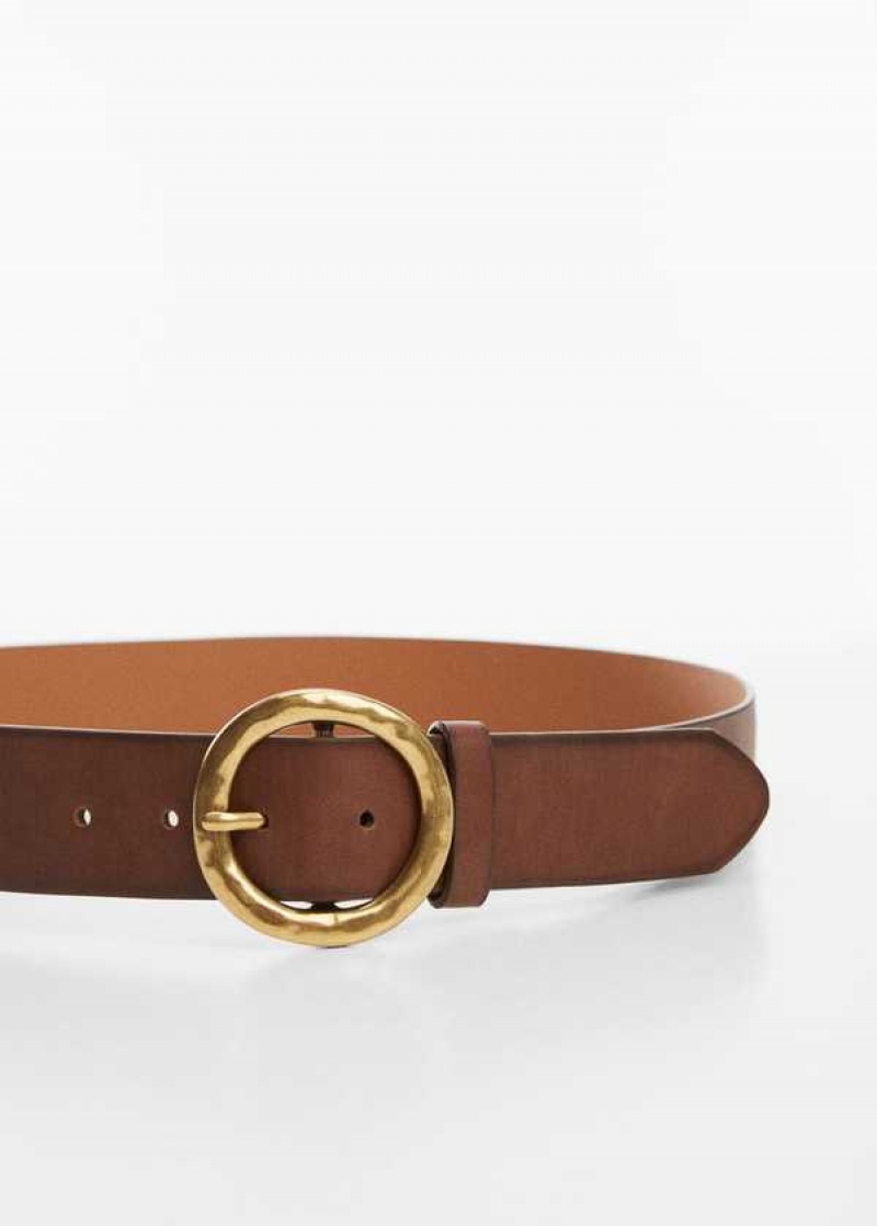 Mango Rounded Přezkou Belt | MNG-22992