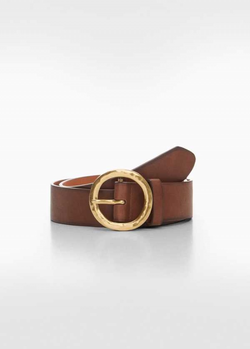 Mango Rounded Přezkou Belt | MNG-22992