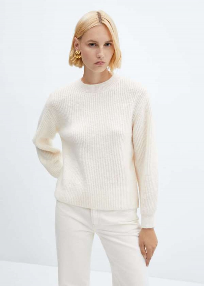 Mango Round-neck Pletené Svetrové | MNG-25543