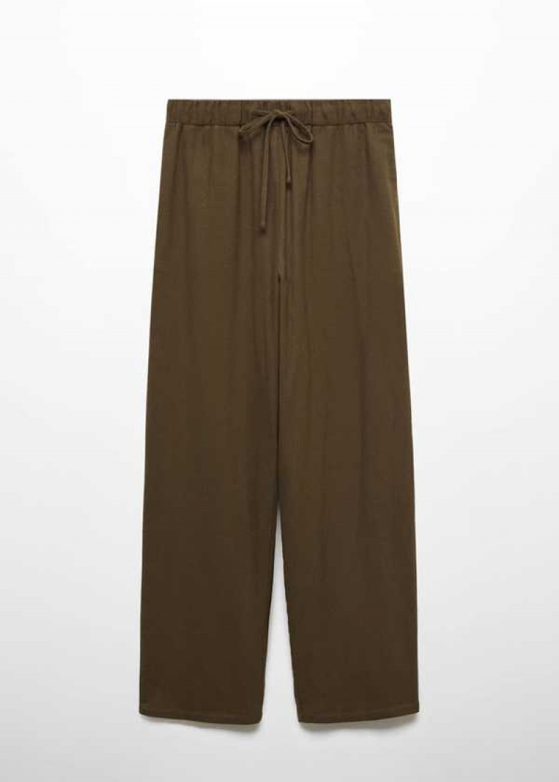 Mango Rovný Bavlněné Pants | MNG-23653