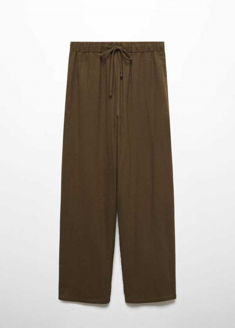 Mango Rovný Bavlněné Pants | MNG-24353