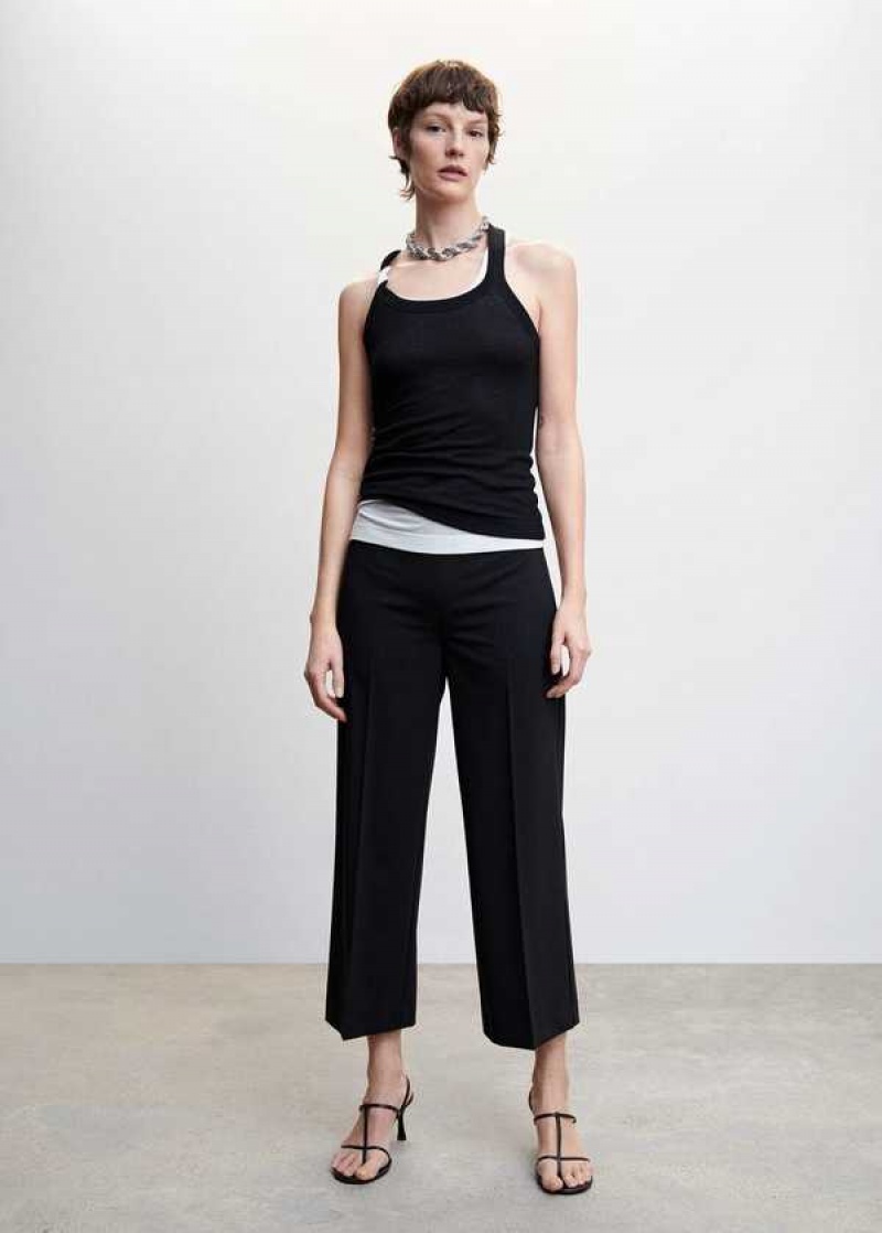 Mango Rovný Culotte Pants | MNG-24509