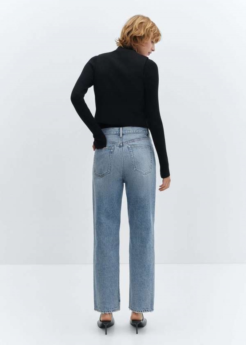 Mango Rovný Jeans With Forward Seams | MNG-23933