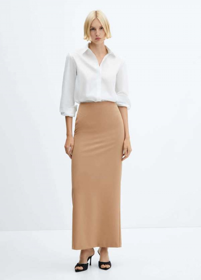 Mango Rovný Long Skirt | MNG-24258