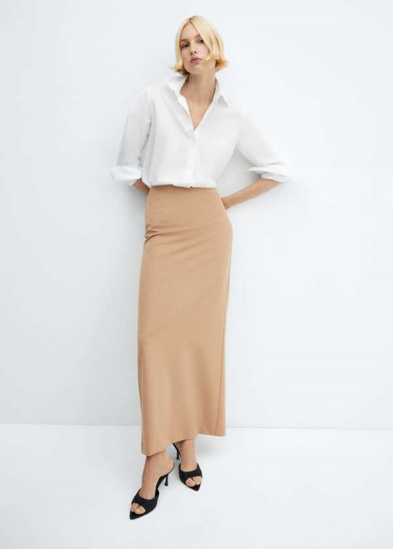 Mango Rovný Long Skirt | MNG-24258