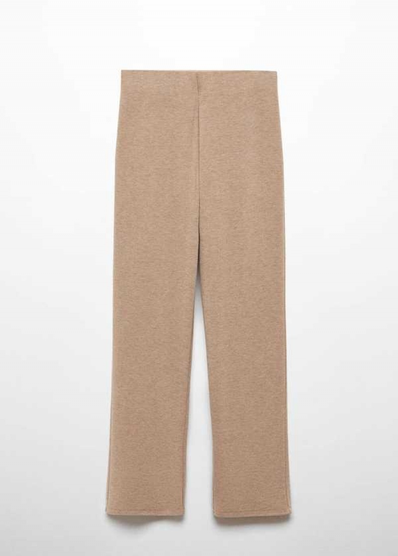 Mango Rovný Pletené Pants | MNG-24346