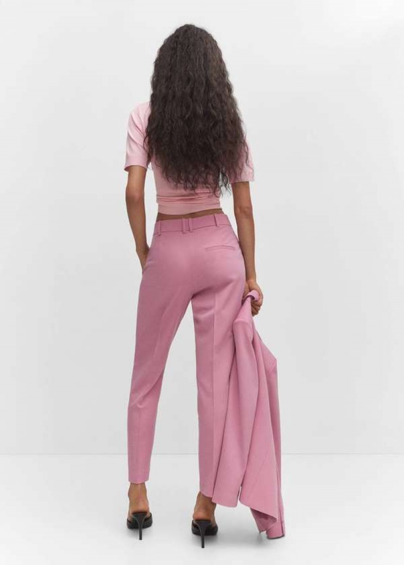 Mango Rovný Suit Pants | MNG-24394