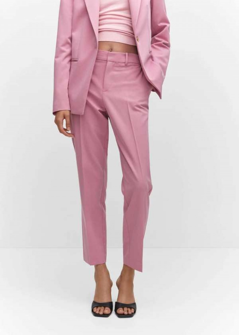 Mango Rovný Suit Pants | MNG-24394