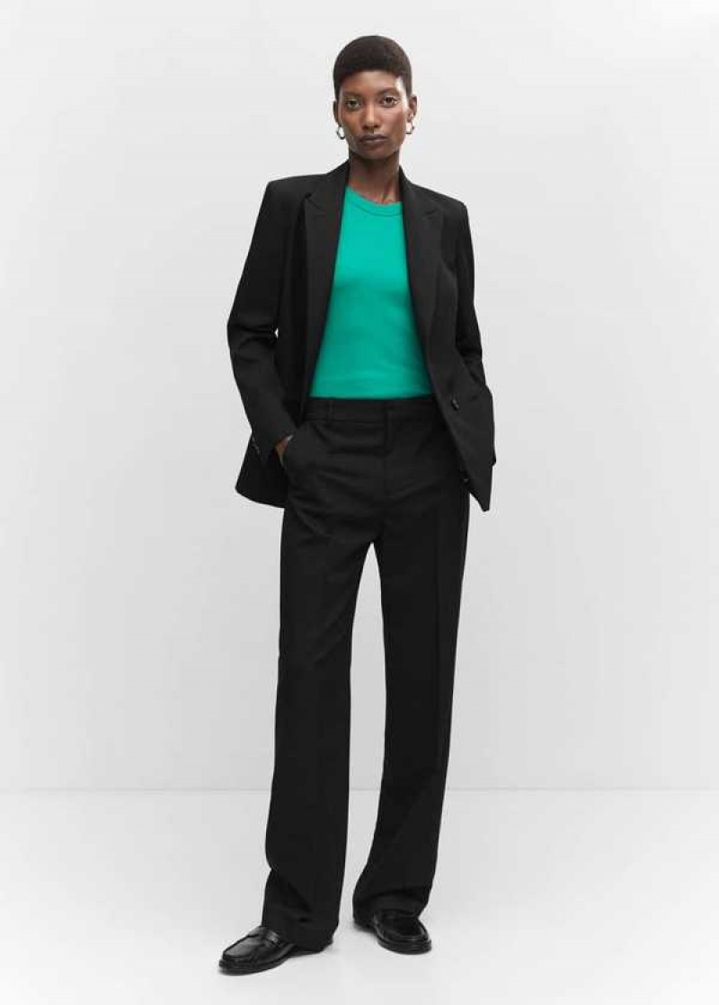 Mango Rovný Suit Pants | MNG-24420