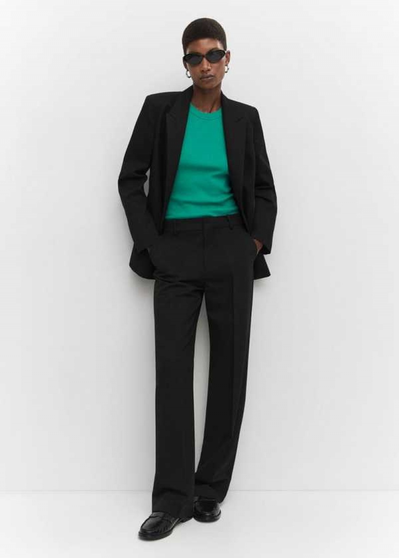 Mango Rovný Suit Pants | MNG-24420