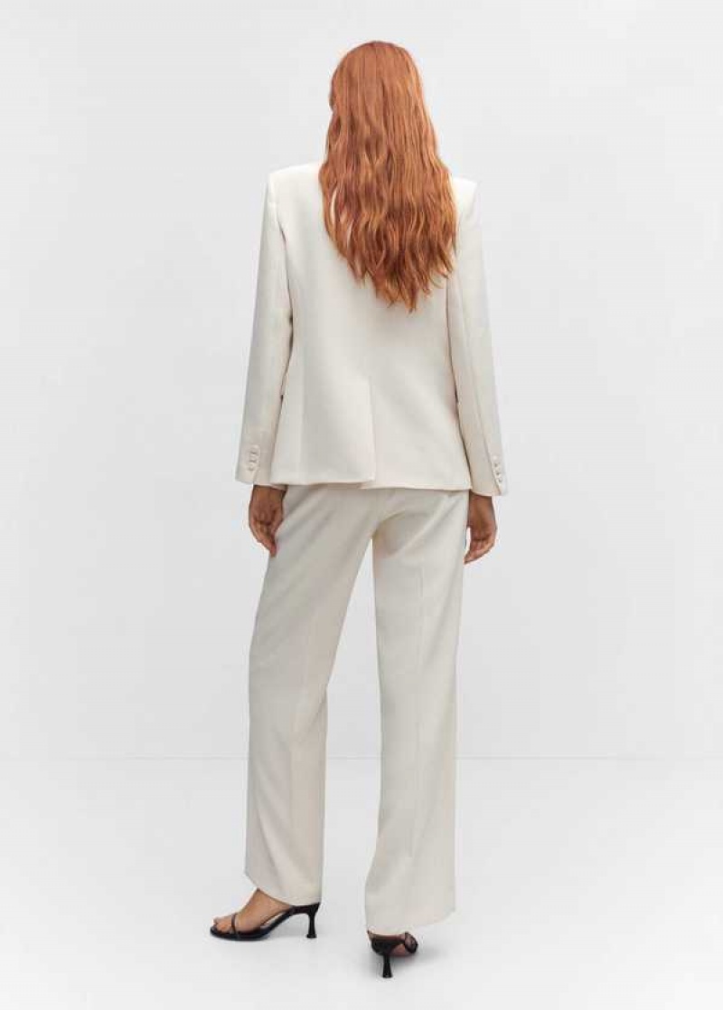 Mango Rovný Suit Pants | MNG-24473