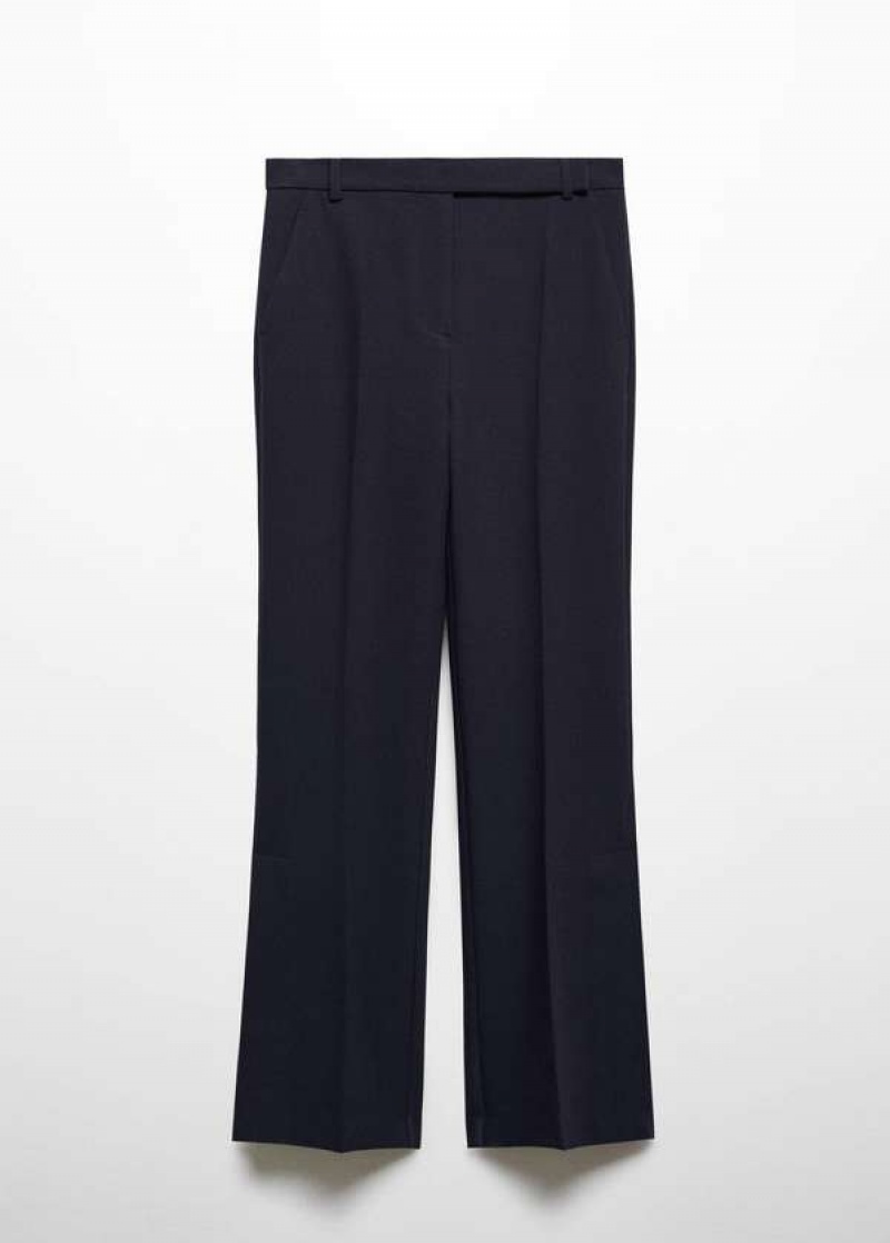 Mango Rovný Trousers With Openings | MNG-24520