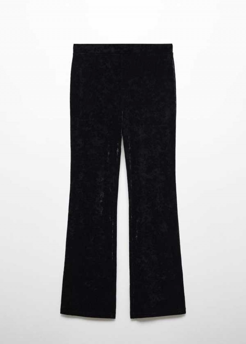 Mango Rovný Velvet Pants | MNG-24318