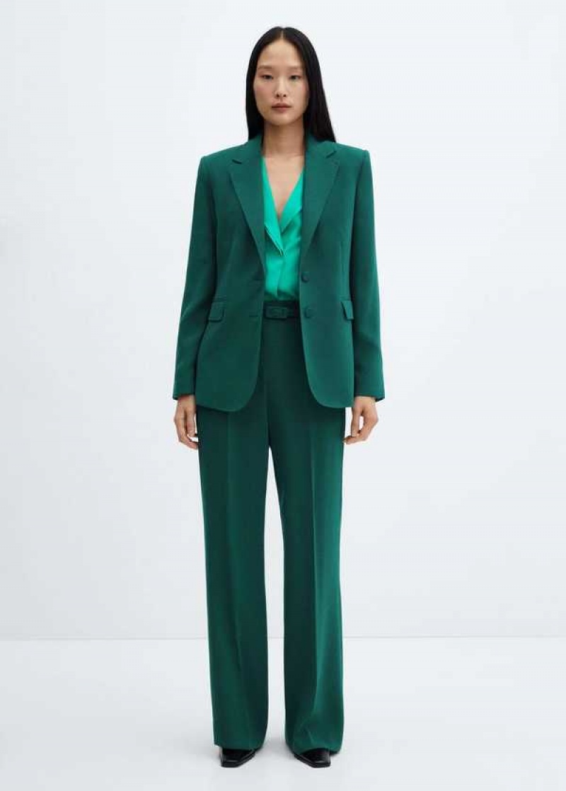 Mango Rovný-fit Suit Blazer | MNG-26353