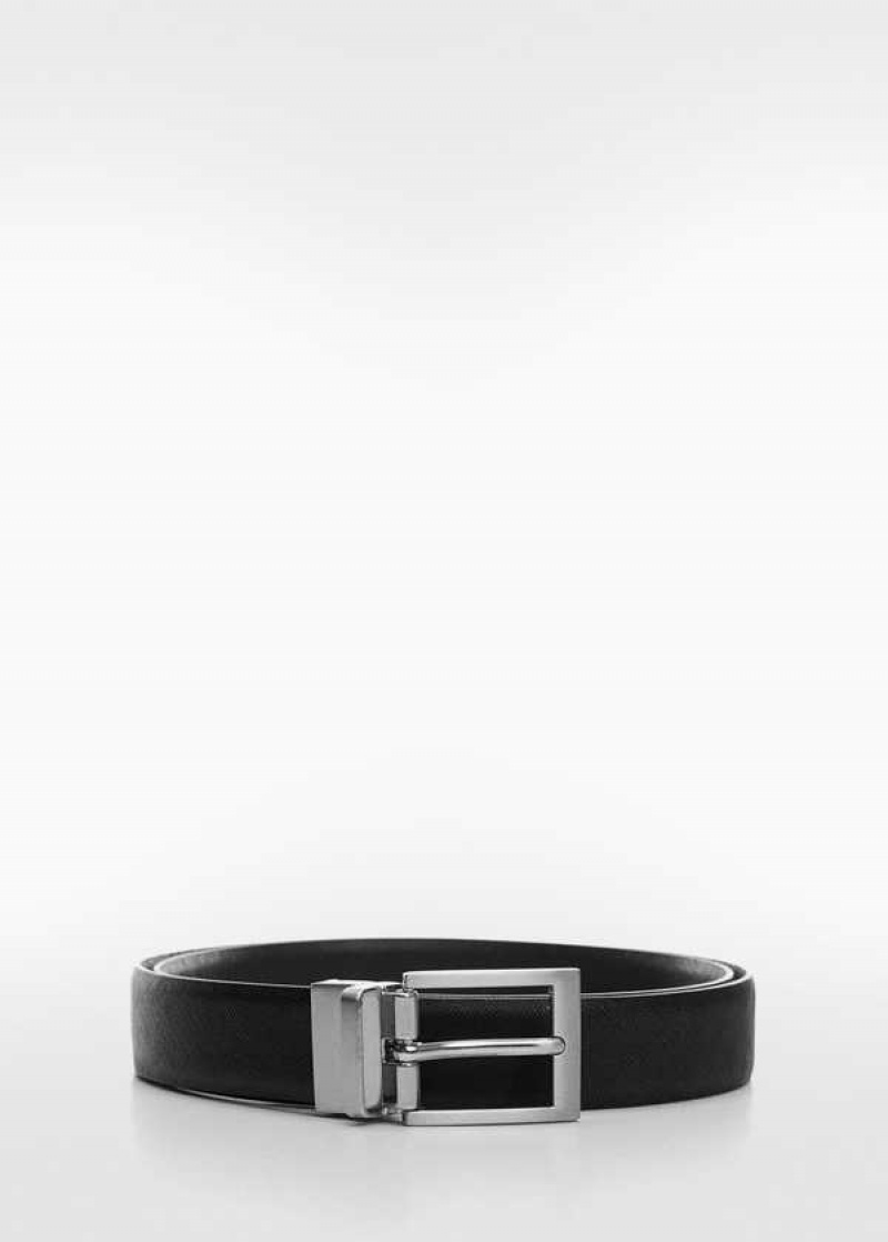 Mango Saffiano Læder Tailored Belt | MNG-21166