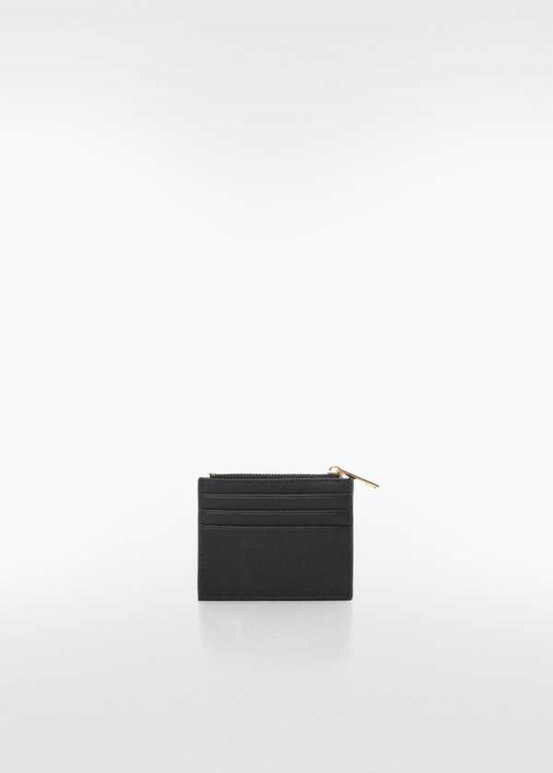 Mango Saffiano-effect Cardholder | MNG-23125