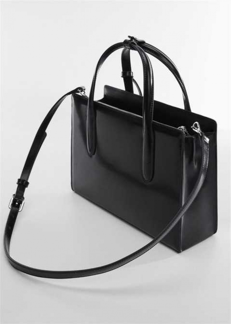 Mango Saffiano-effect Shopper Bag | MNG-23175