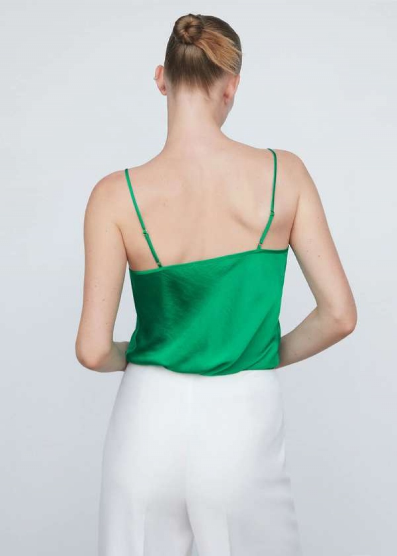 Mango Satin Krajkové Top | MNG-24765