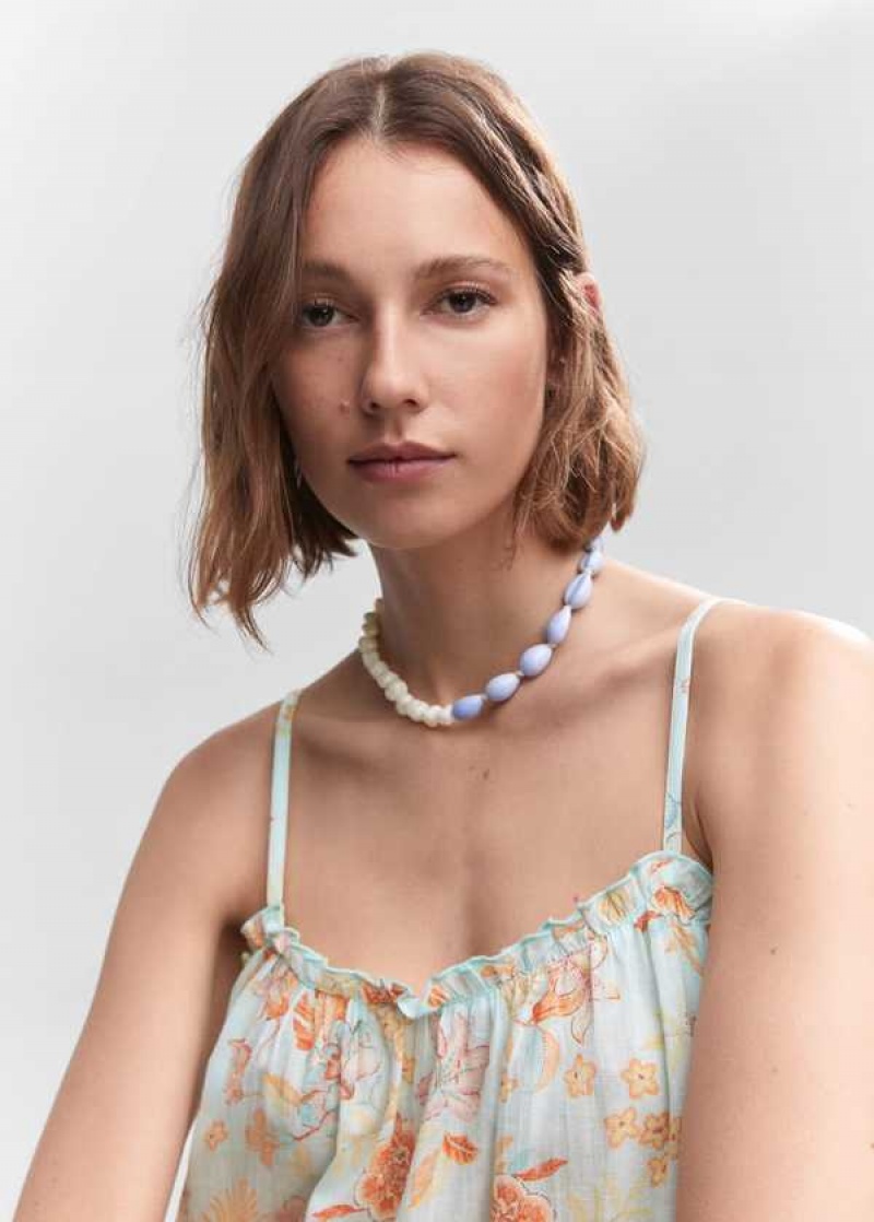 Mango Satin Tie-dye Šaty | MNG-26187