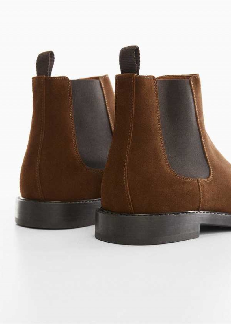 Mango Semišové Chelsea Ankle Boots | MNG-21319