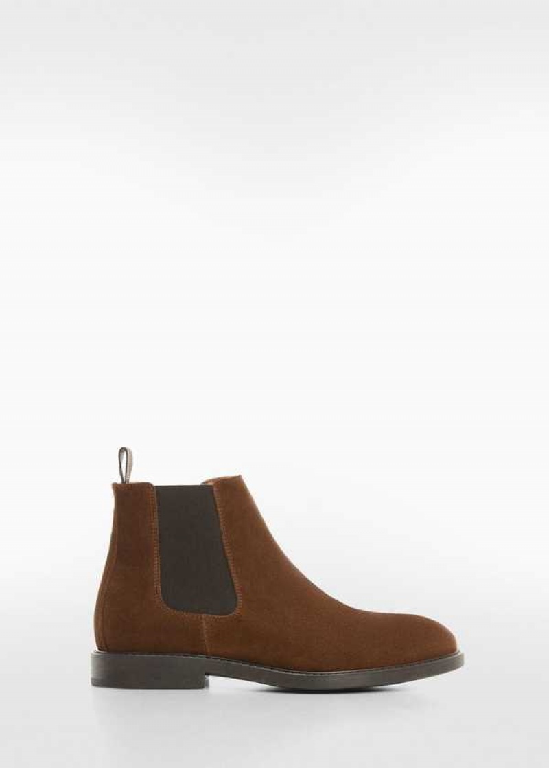 Mango Semišové Chelsea Ankle Boots | MNG-21319