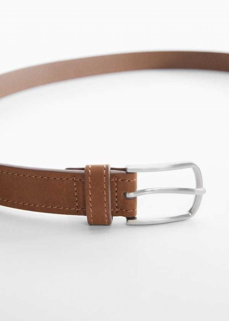 Mango Semišové Læder Belt | MNG-21159