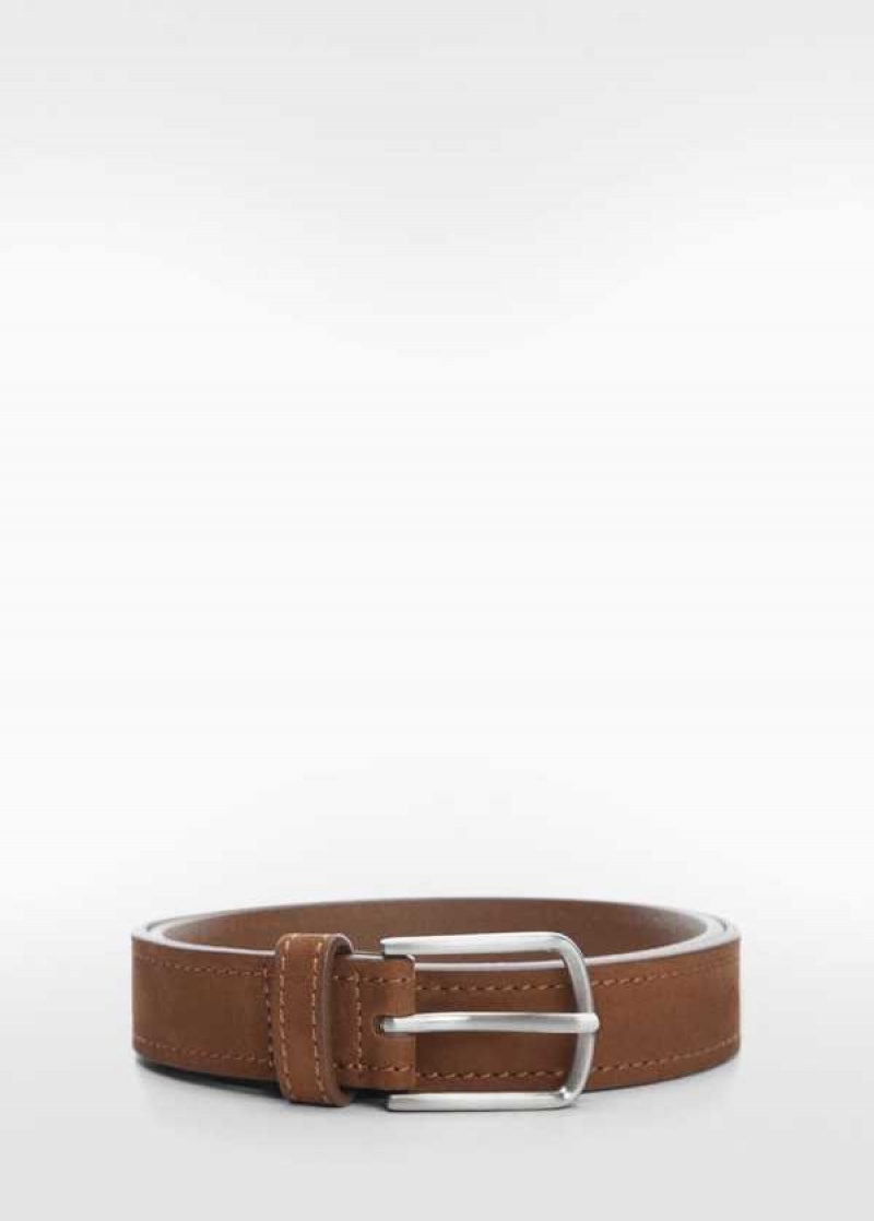 Mango Semišové Læder Belt | MNG-21159