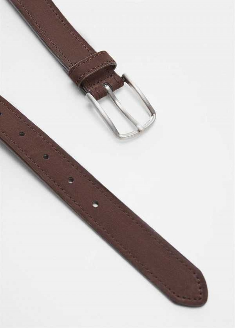 Mango Semišové Læder Belt | MNG-21172