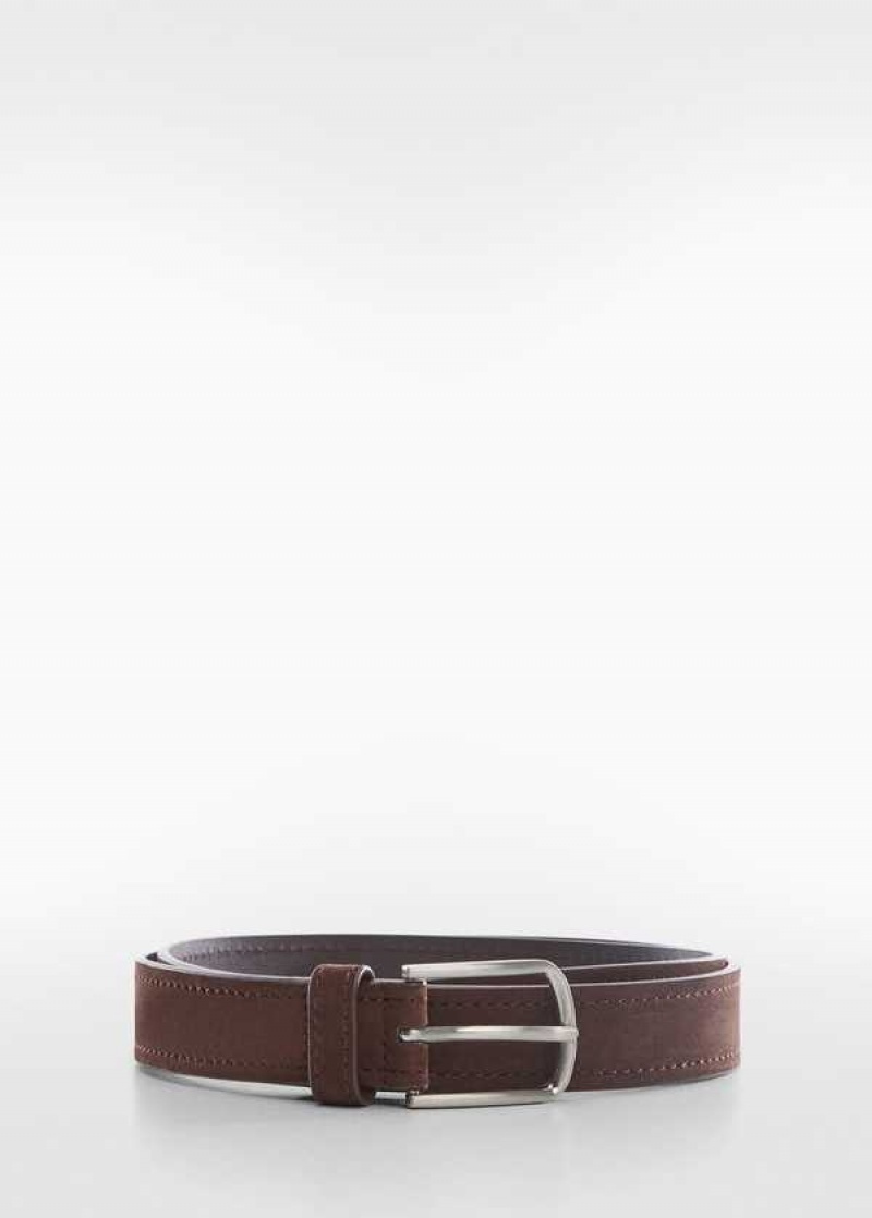 Mango Semišové Læder Belt | MNG-21172