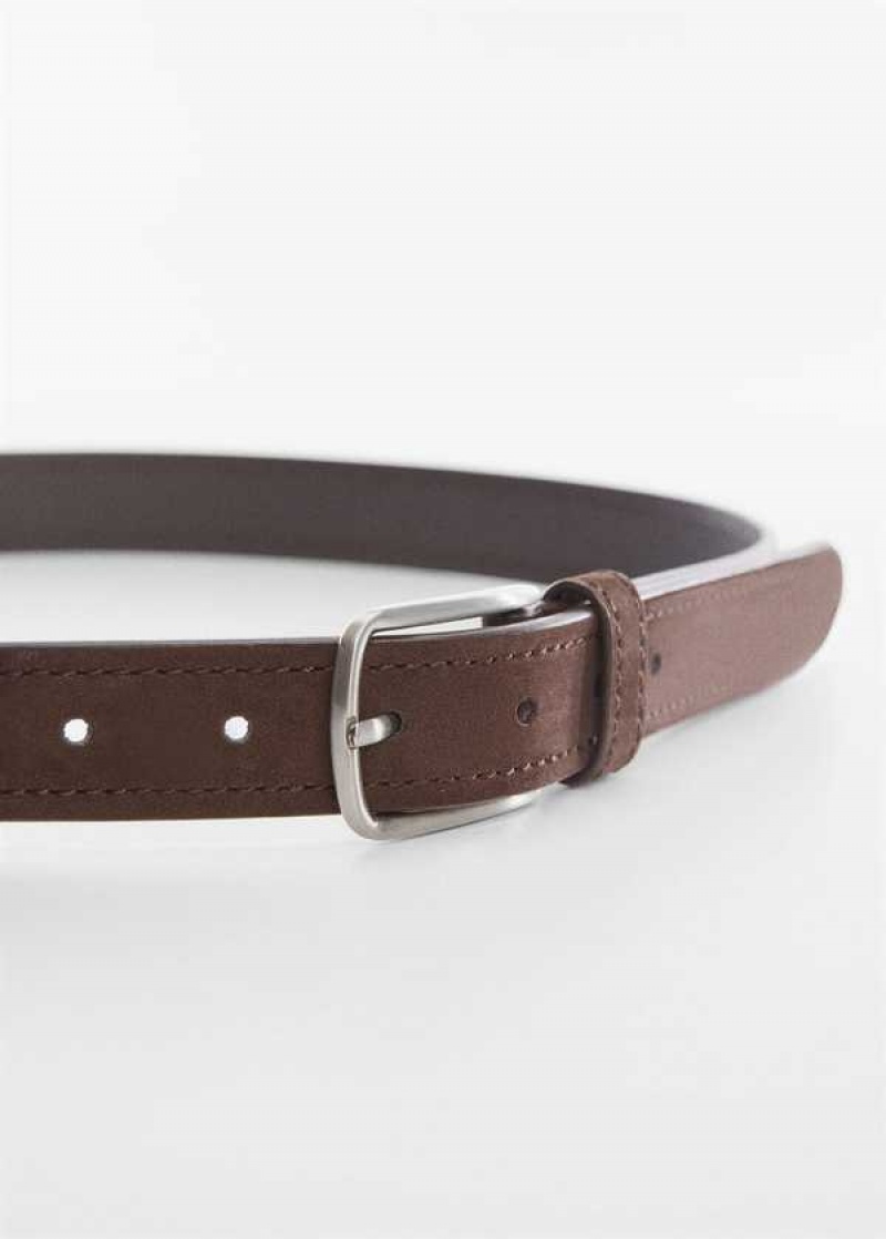 Mango Semišové Læder Belt | MNG-21172