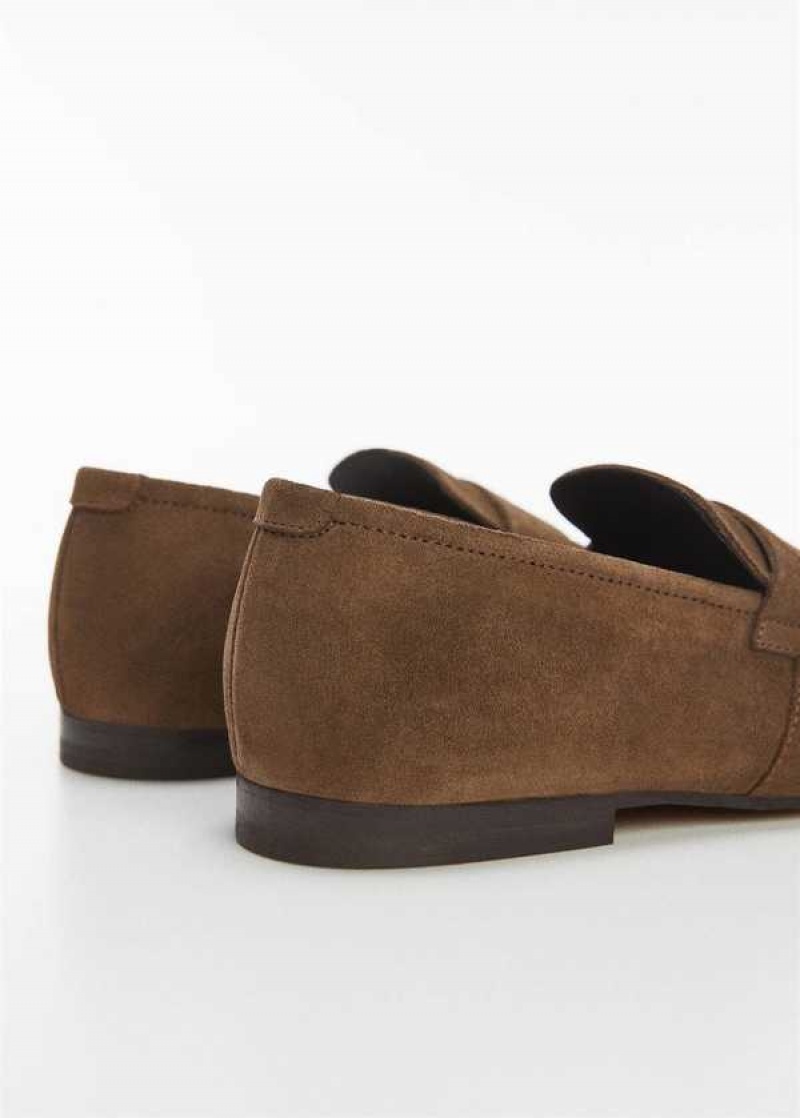 Mango Semišové Læder Moccasin | MNG-21301