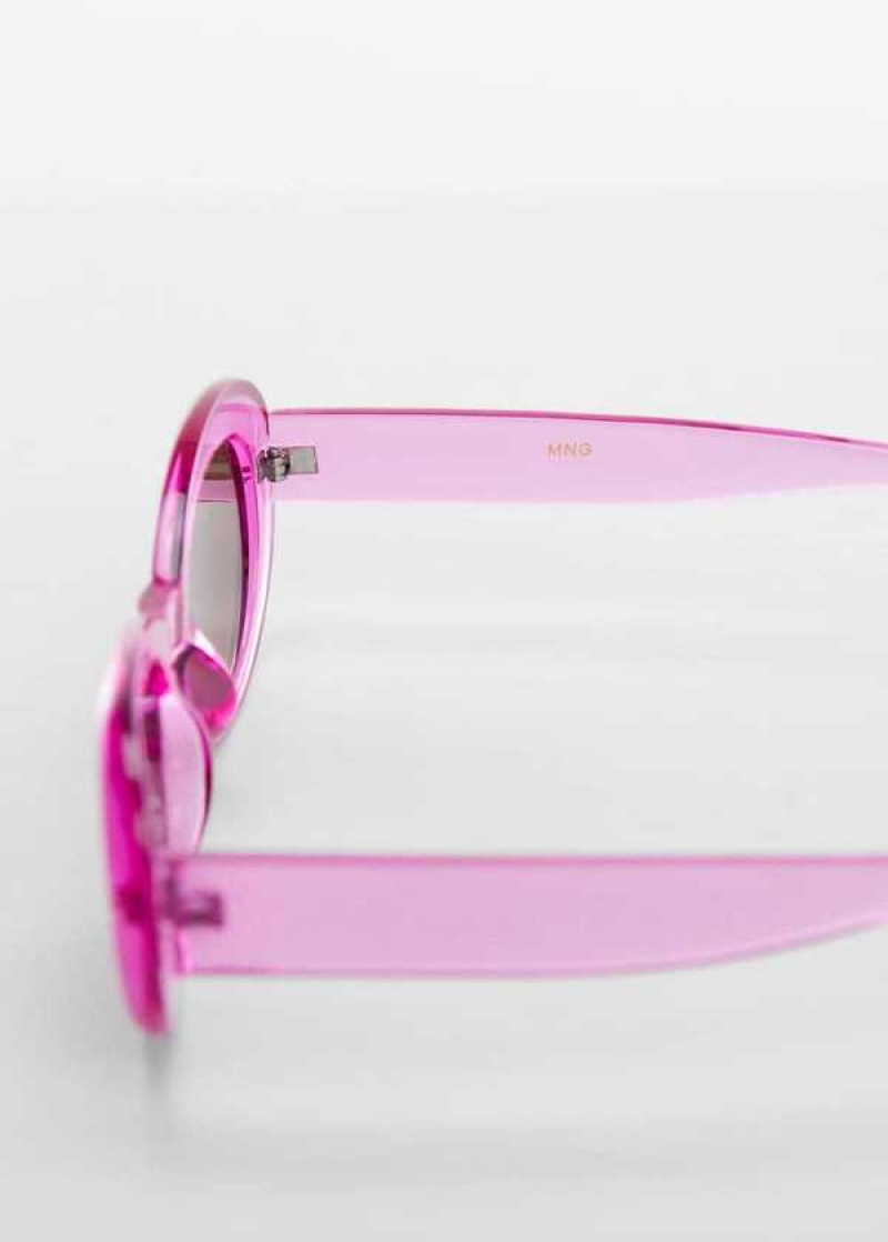 Mango Semi-transparent Frame Sunglasses | MNG-22719