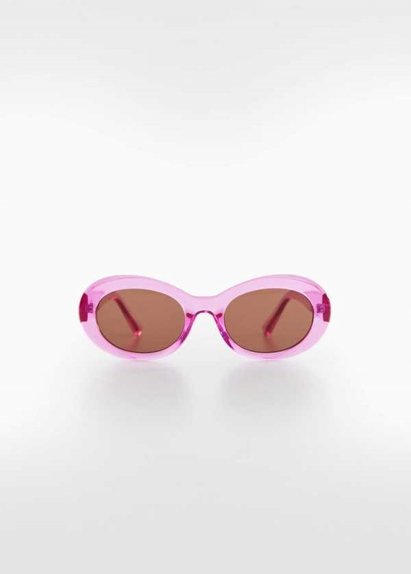 Mango Semi-transparent Frame Sunglasses | MNG-22719