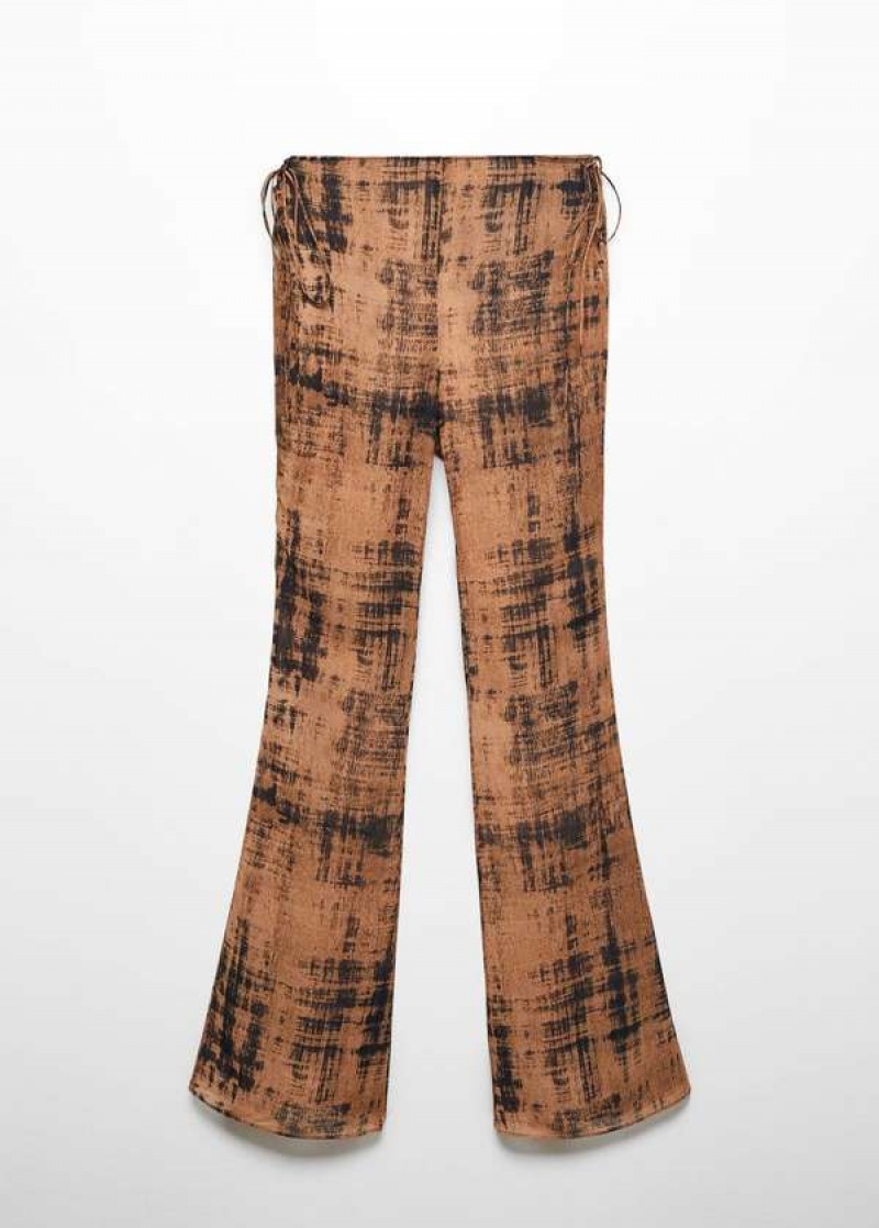 Mango Semi-transparent Printed Pants | MNG-24387