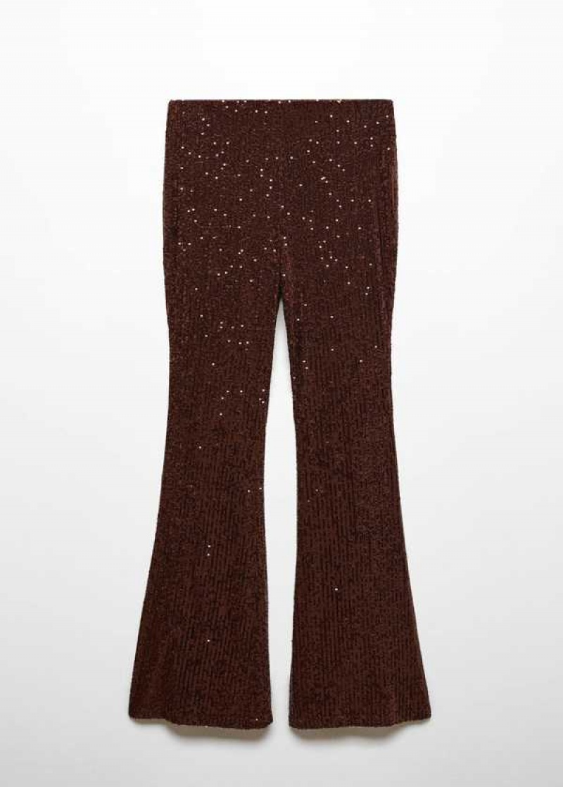 Mango Sequin Flared Trousers | MNG-24401