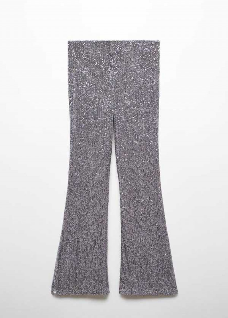 Mango Sequin Flared Trousers | MNG-24480