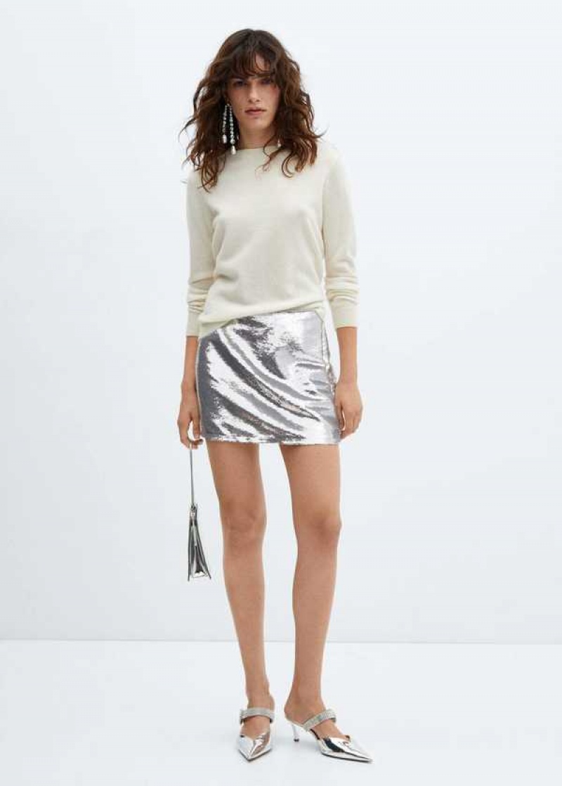 Mango Sequin Miniskirt | MNG-24031