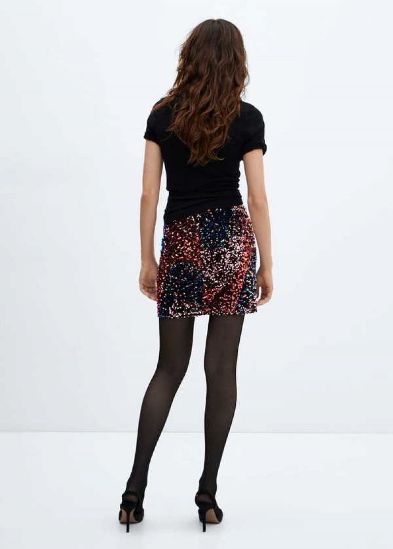 Mango Sequin Miniskirt | MNG-24220