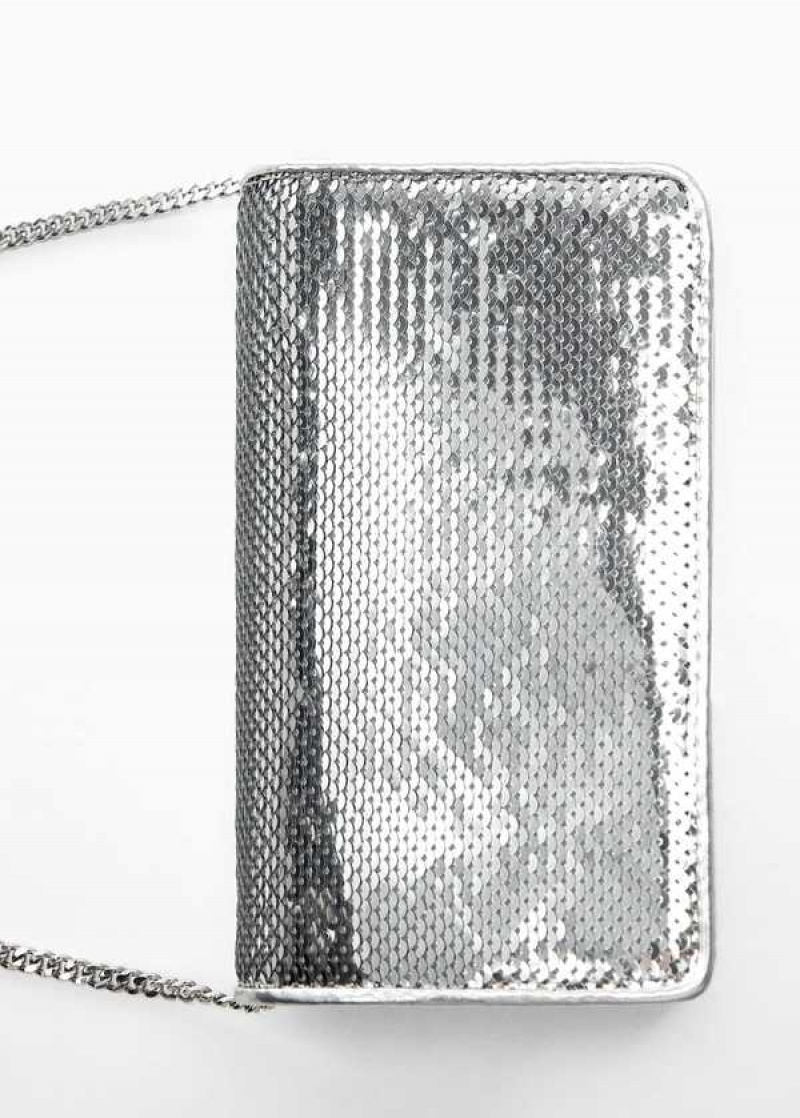 Mango Sequined Chain Bag | MNG-23352