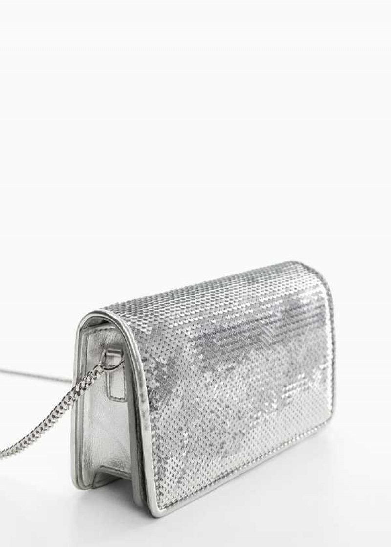 Mango Sequined Chain Bag | MNG-23352