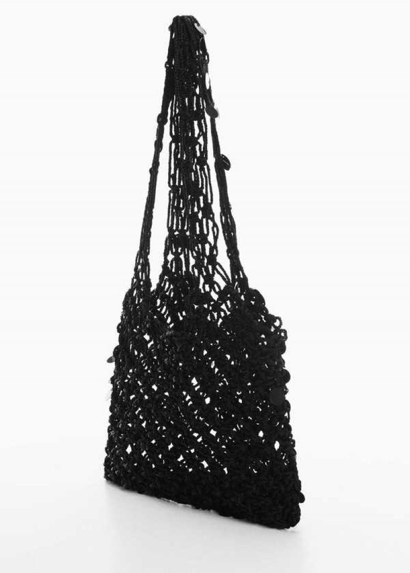 Mango Sequined Net Bag | MNG-23239