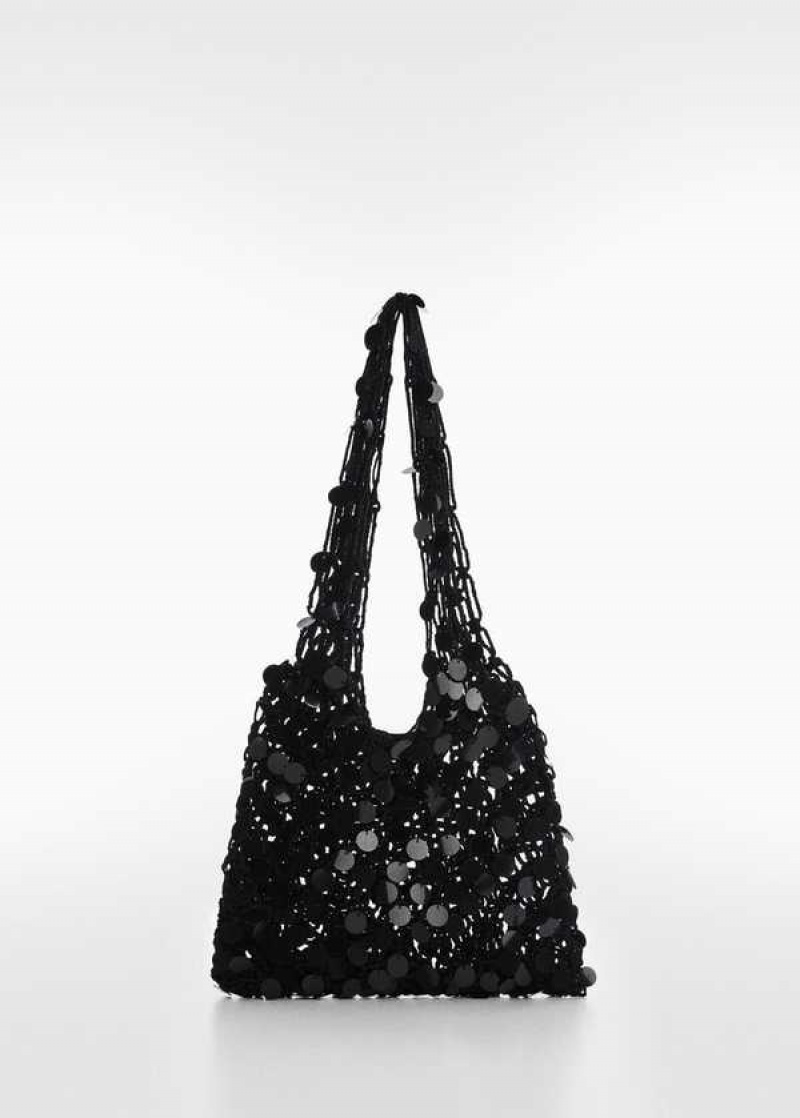 Mango Sequined Net Bag | MNG-23239