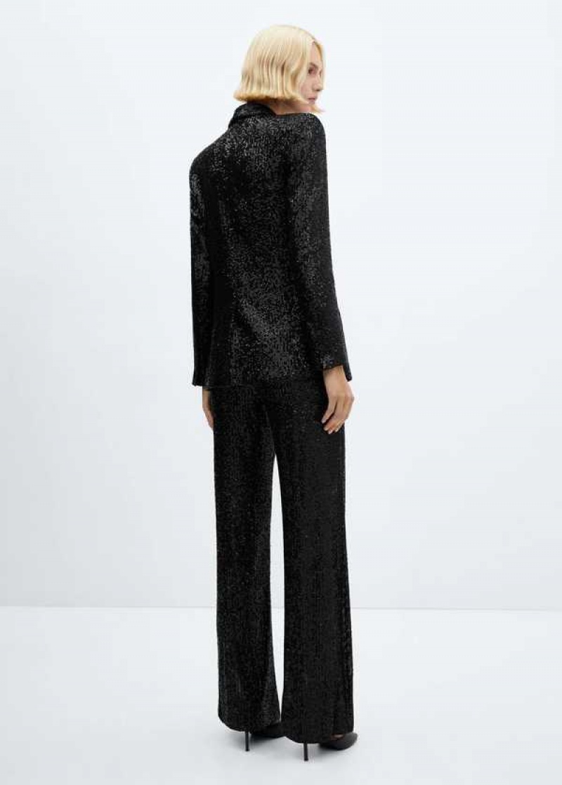 Mango Sequined Suit Pants | MNG-24365