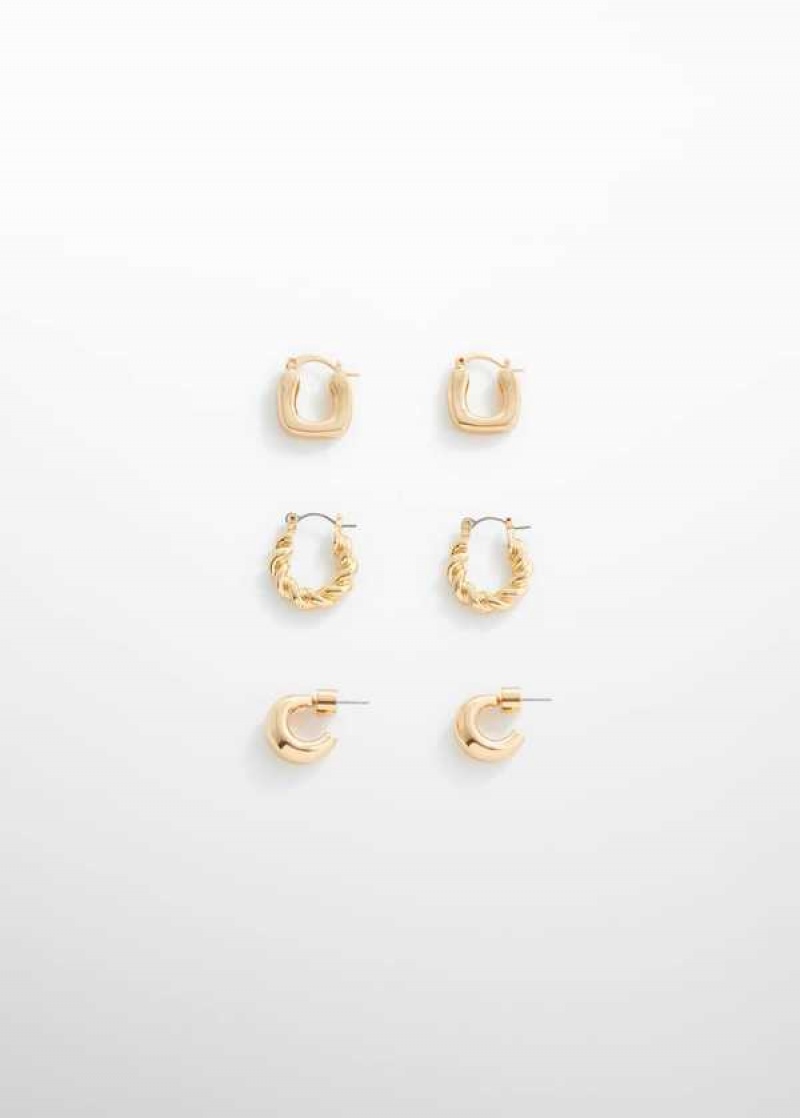 Mango Set Of Hoop Earrings | MNG-22861