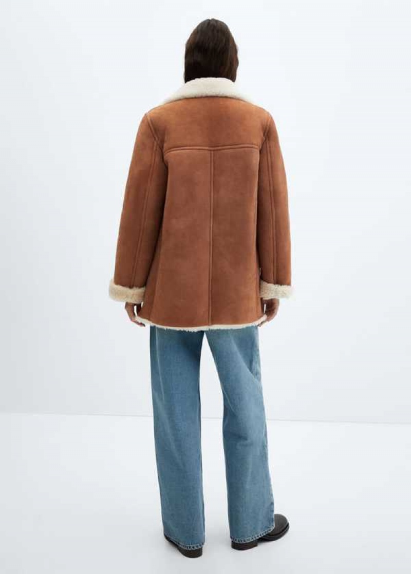 Mango Shearling-lined Coat | MNG-25168