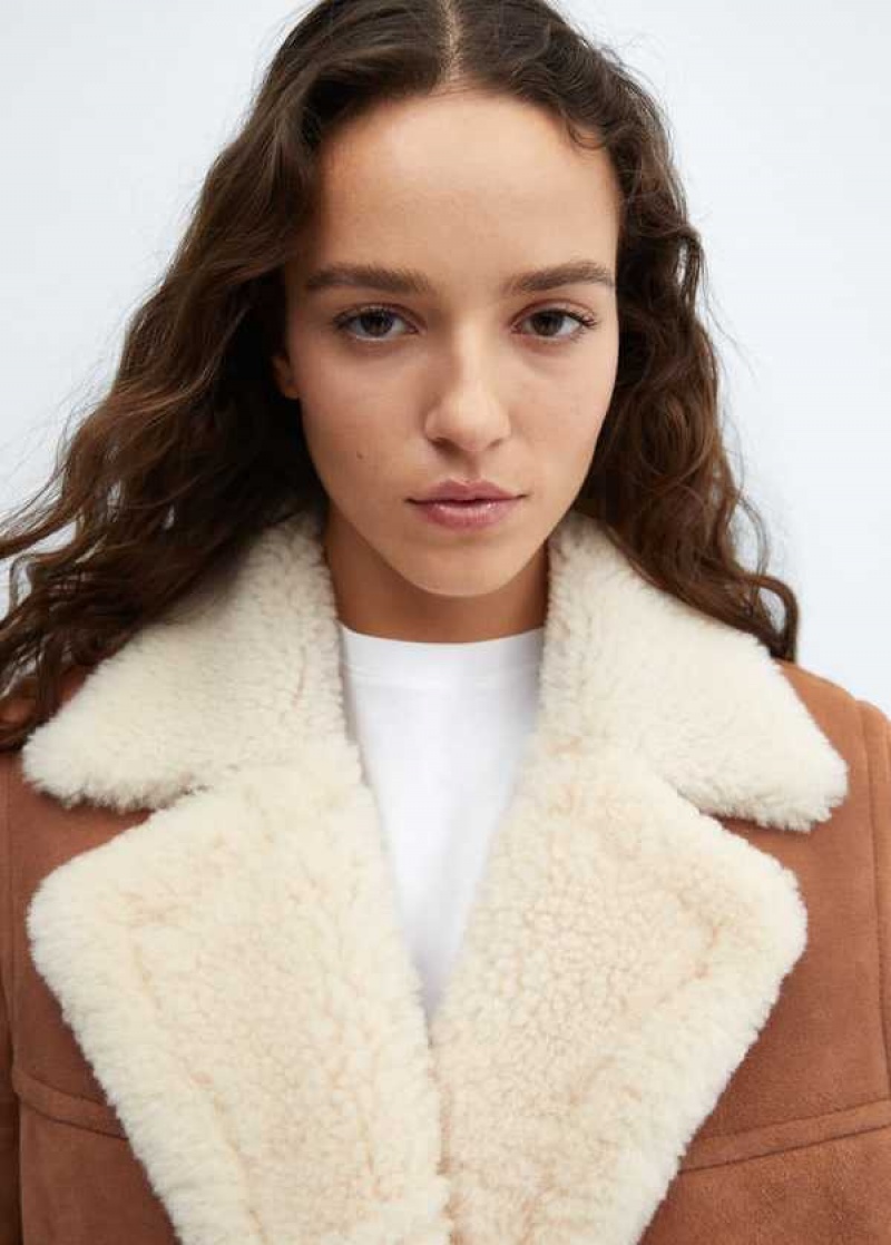 Mango Shearling-lined Coat | MNG-25168