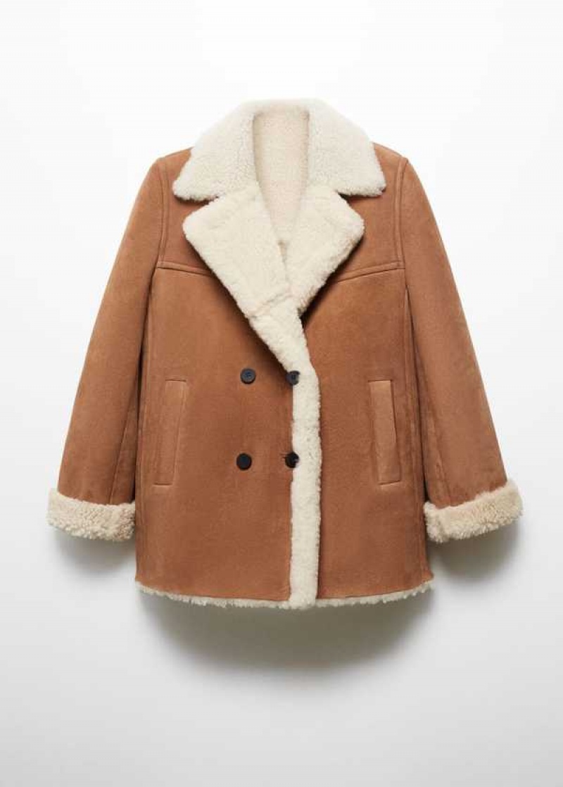 Mango Shearling-lined Coat | MNG-25168