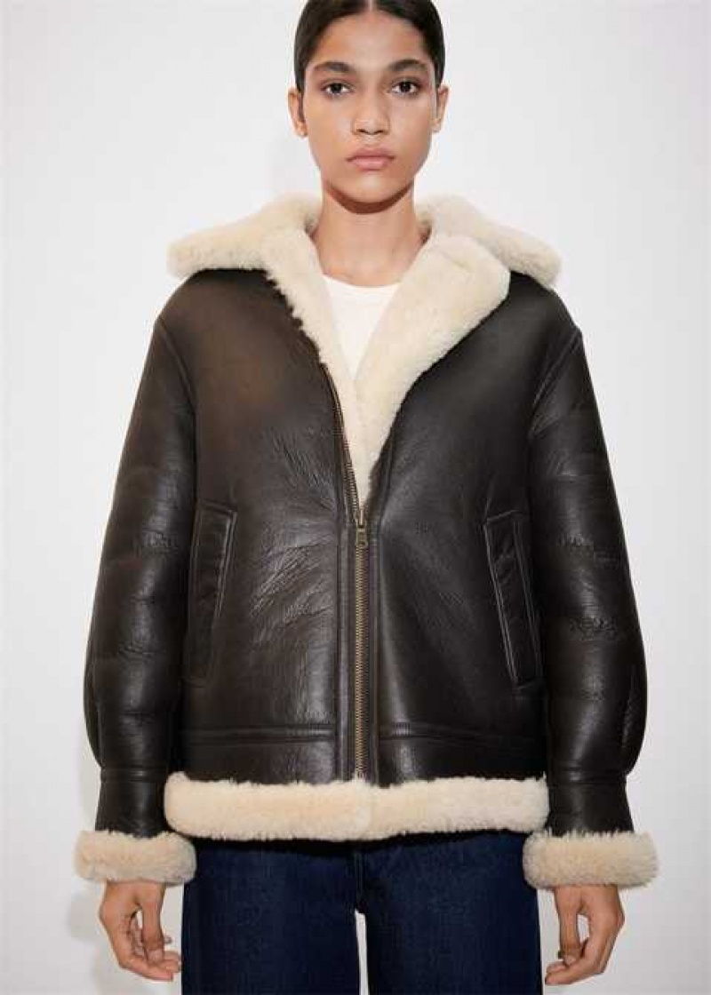 Mango Shearling-lined Coat | MNG-25184