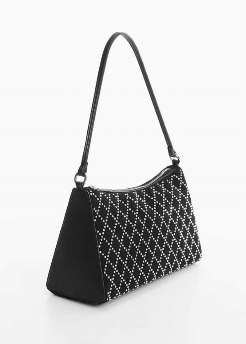 Mango Shoulder Bag With Rhinestone Detail | MNG-23200