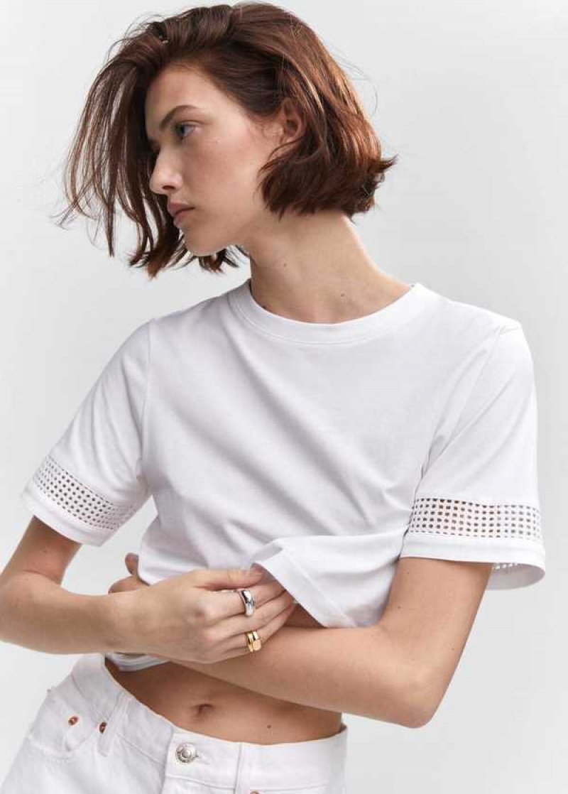 Mango Sleeve Detail T-shirt | MNG-25091